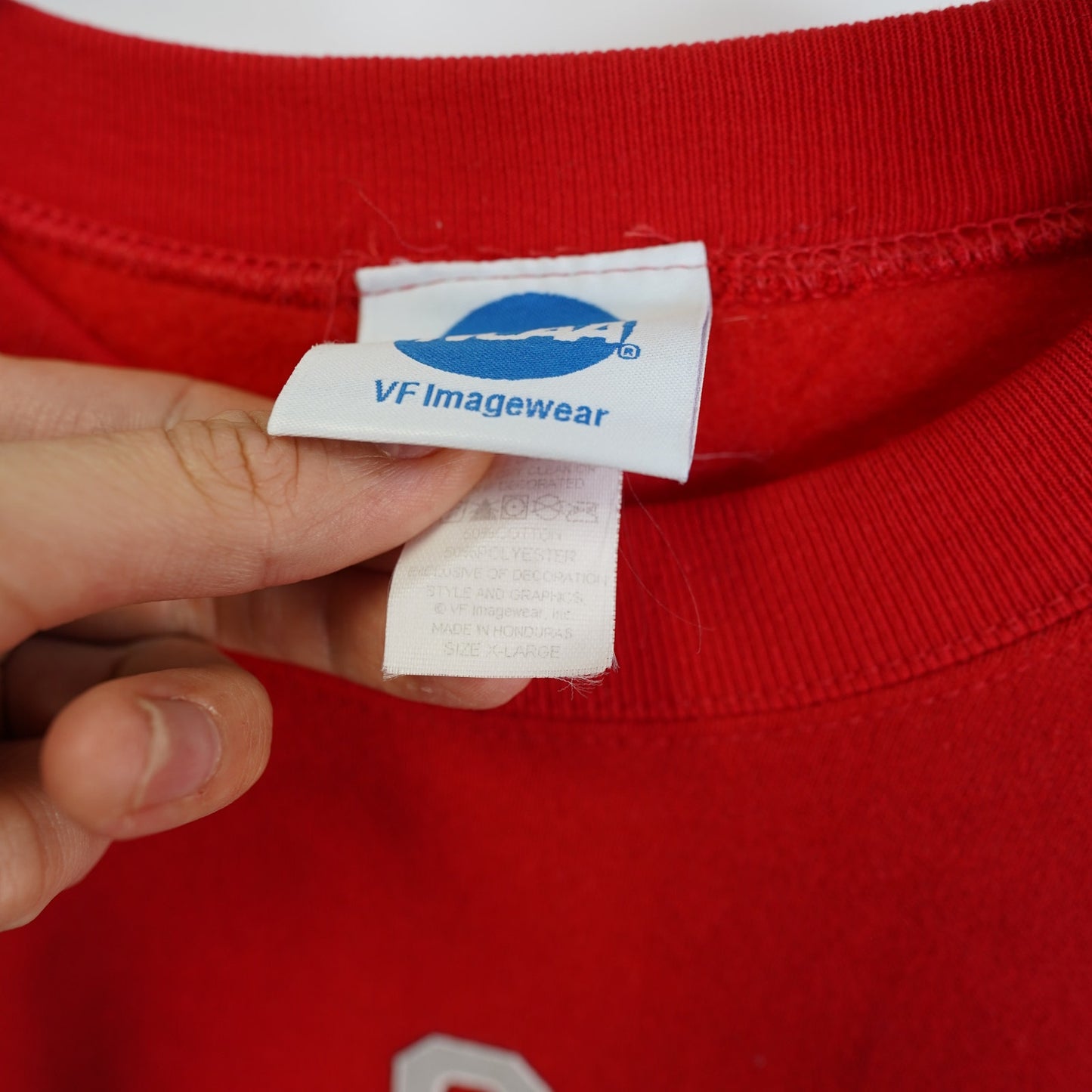 (XL) Vintage NCAA Ohio State Buckeyes Crewneck Sweatshirt Men's XL Red