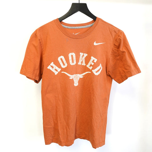 (S) Nike University of Texas Longhorns Bevo T-Shirt Men's S Burnt Orange UT Retro