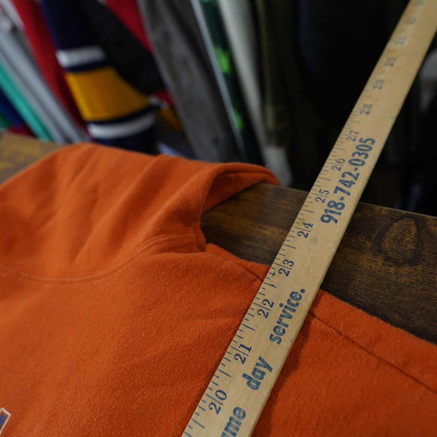 (L) Aeropostale Athletics Y2K Hoodie Men's L Burnt Orange Preppy 2000s Mallcore