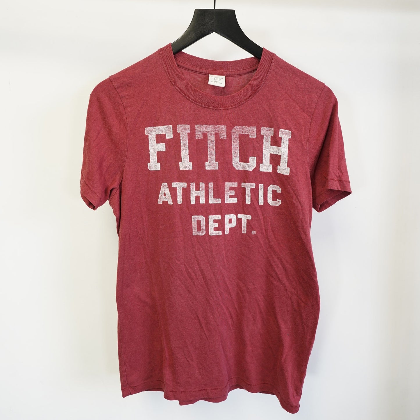 (M) Abercrombie & Fitch Athletics Y2K T-Shirt Men's M Red Maroon 2000s Mallcore