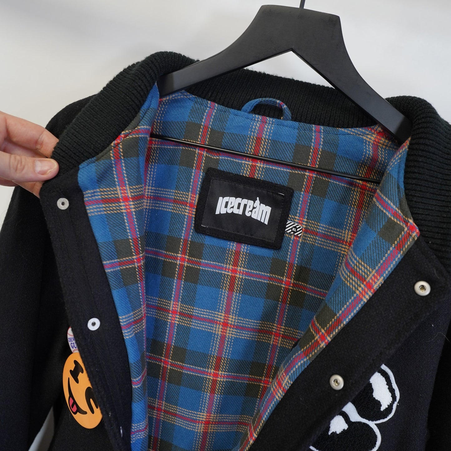 (XL) Ice Cream Billionaire Boys Club Varsity Bomber Jacket Men's XL Y2K Pharrell 2000