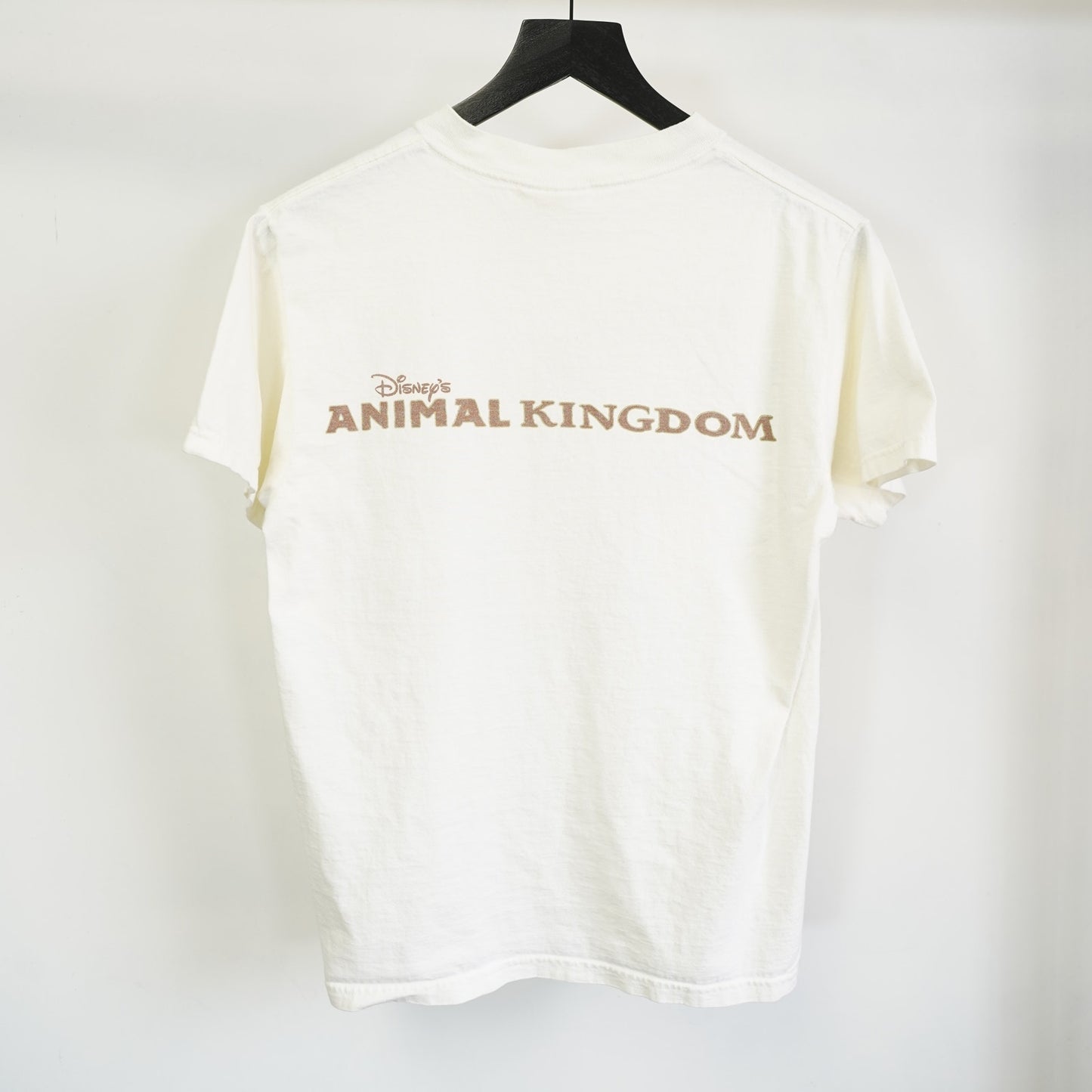 (S) Vintage Mickey Mouse Animal Kingdom 90s Disney World T-Shirt Men's S White Retro