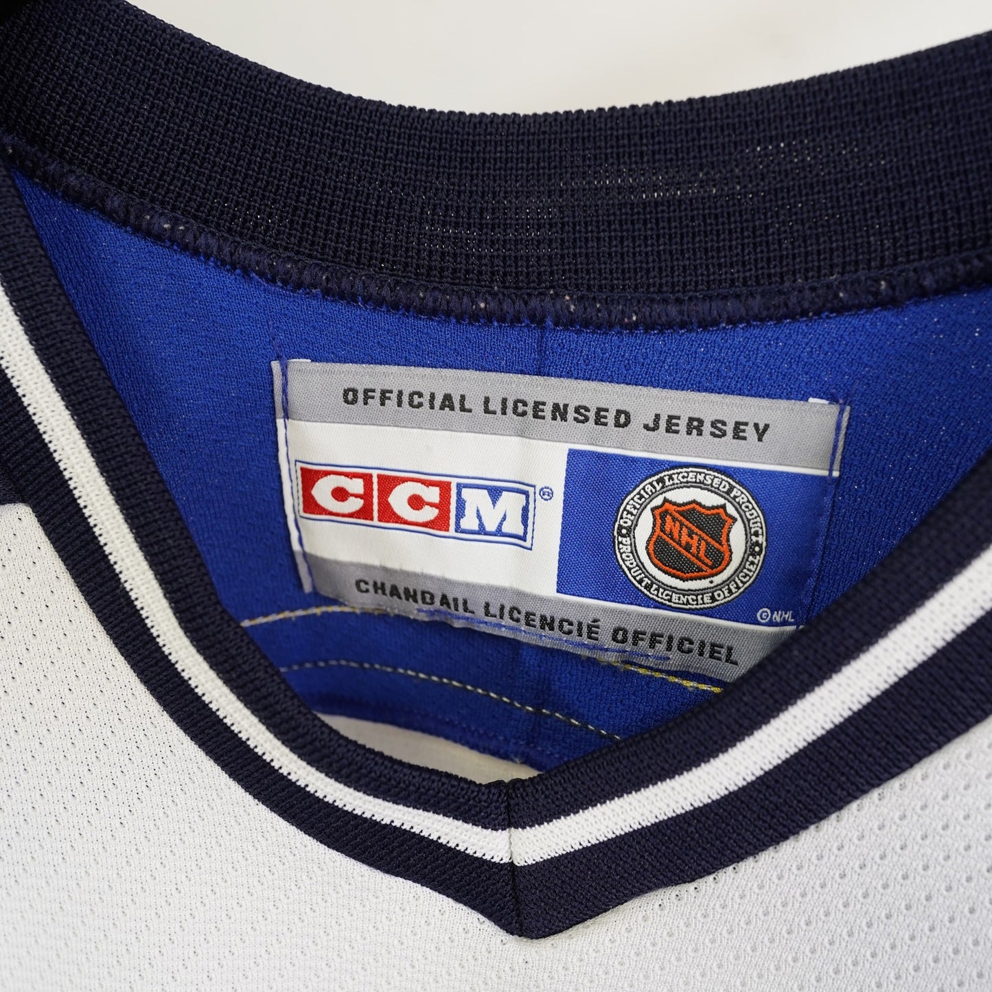 (L/XL) Vintage St. Louis Blues CCM Embroidered Keith Tkachuk Jersey Men's L/XL White