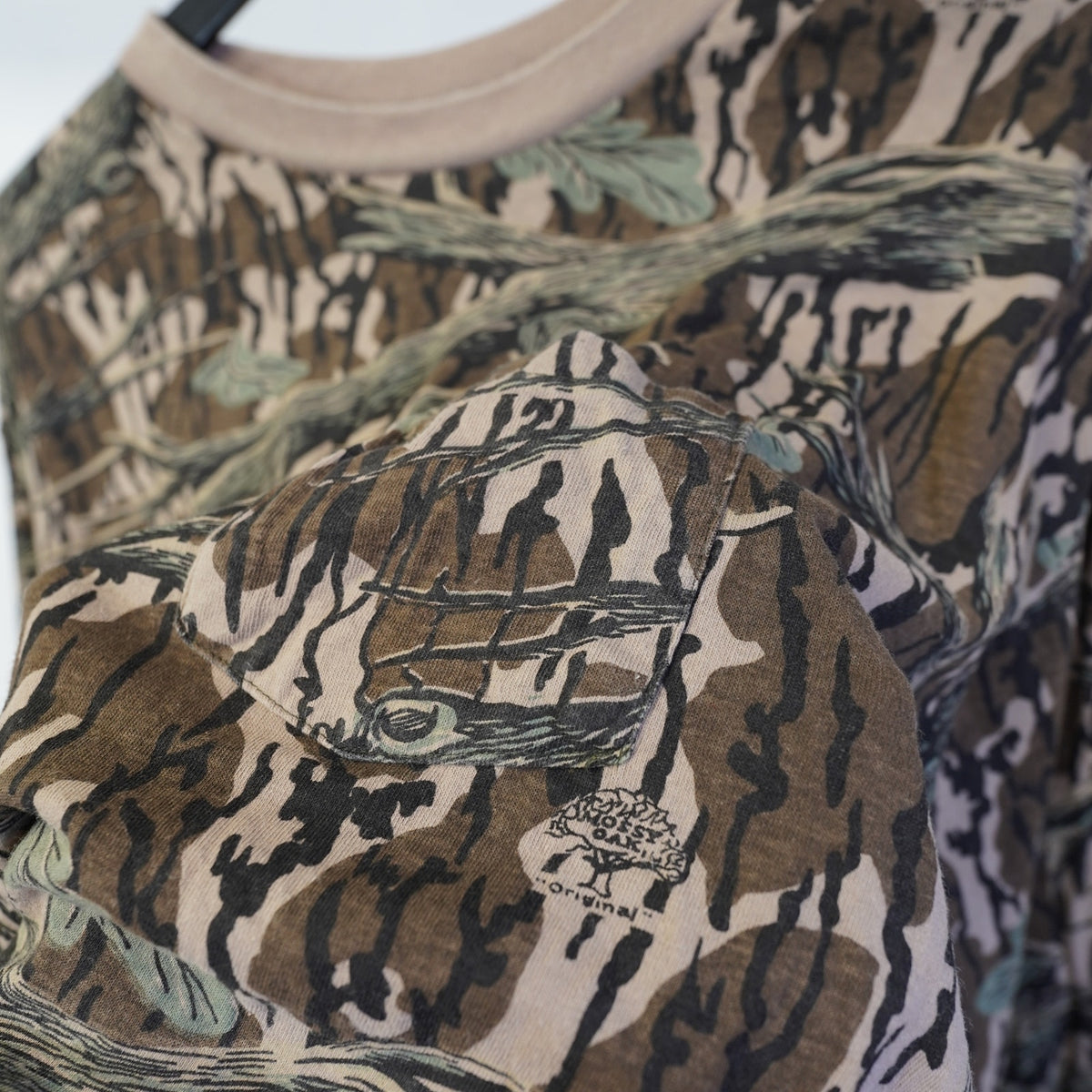 (XL) Vintage Mossy Oak Treestand 90s Camouflage Longsleeve T-Shirt Men's XL Brown