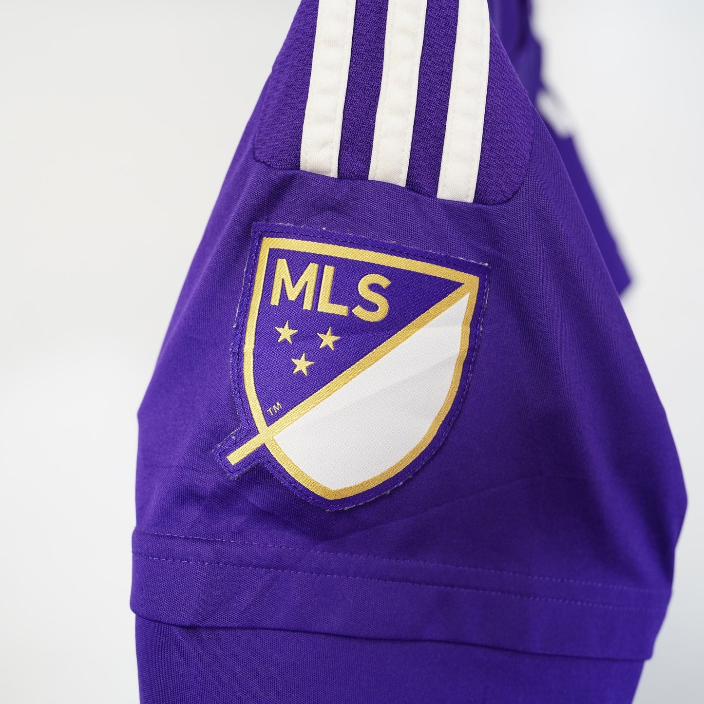 (L) Adidas Orlando City SC 2015-2016 Home Soccer Jersey Men's L Purple Futbol MLS