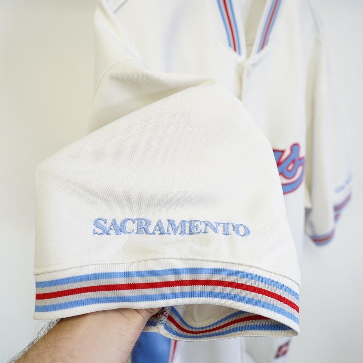 Vintage (XL) Nike Sacremento Kings NBA Warm Up Shooting Jersey Men's XL Y2K White