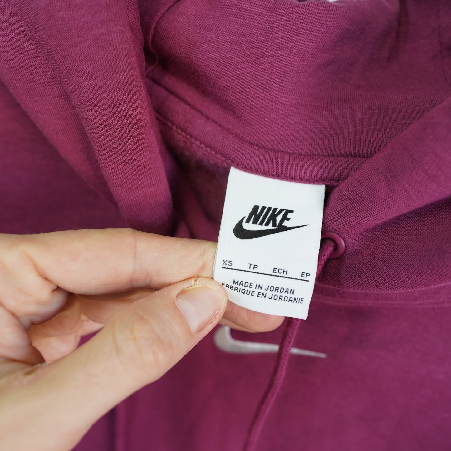 (Women's XS) Nike Center Swoosh Phoenix Fleece Over-Oversized Pullover Hoodie Women's XS Pink