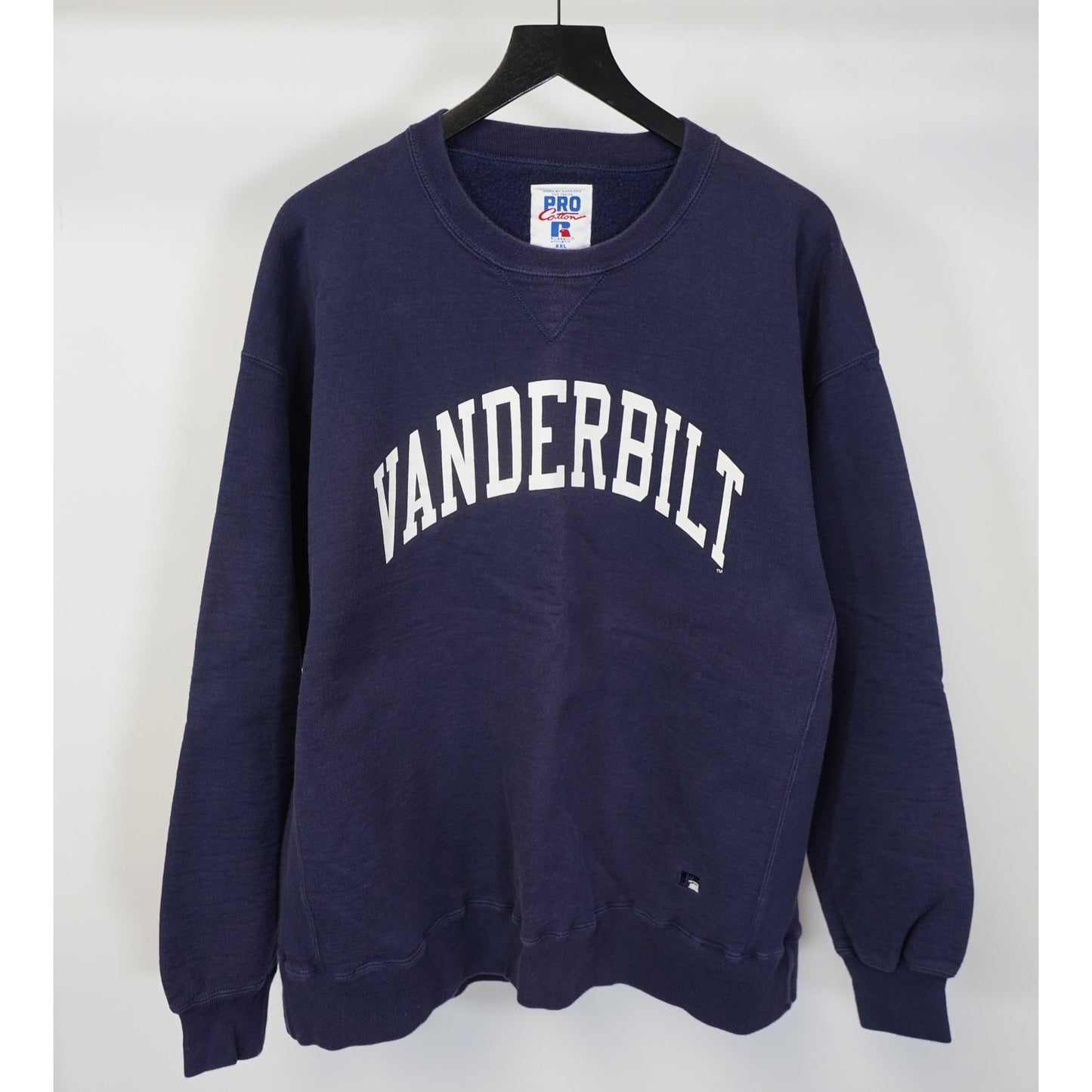 (XXL) Vintage Russell Athletic Vanderbilt Heavy Sweatshirt Men's XXL Navy 90s