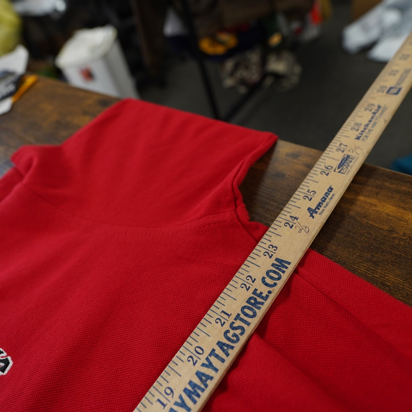 (XL) Vintage Tampa Bay Buccaneers Sewn Football Polo Shirt Men's XL Red NFL Stitched