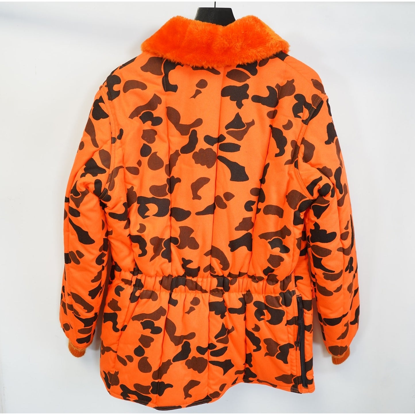 (M) True Vintage Duck Camouflage RefrigiWear Hunting Field Jacket Orange