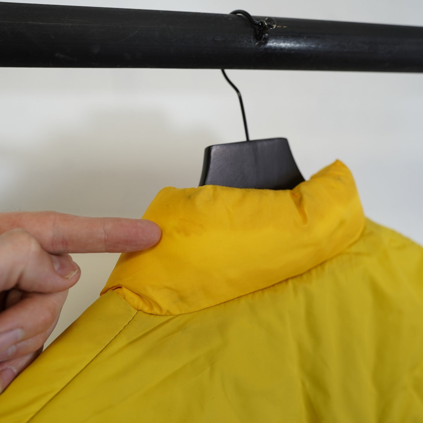 (L) True Vintage Lee Wald 70s Western Down Puffer Jacket Men's L Blue Yellow