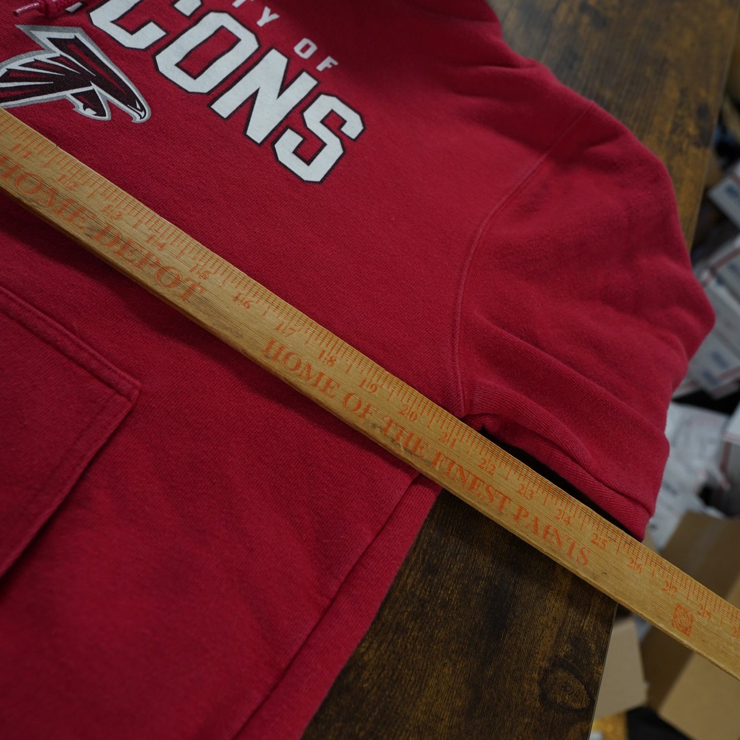 (M) Atlanta Falcons Red NFL Reebok Hoodie Men's Jacket