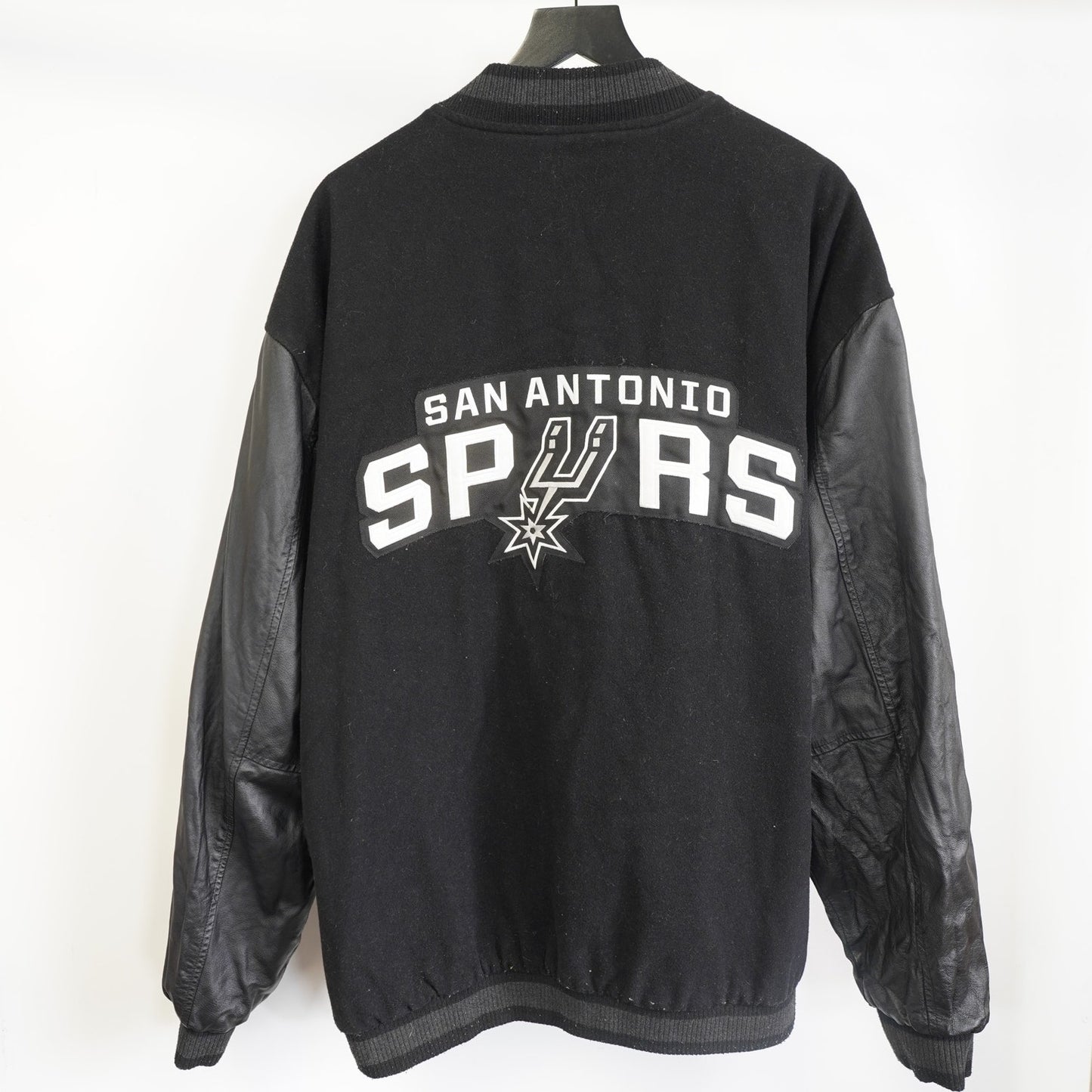 (3XL) Vintage San Antonio Spurs Reversible Varsity Jacket Men's 3XL Black J&H Designs