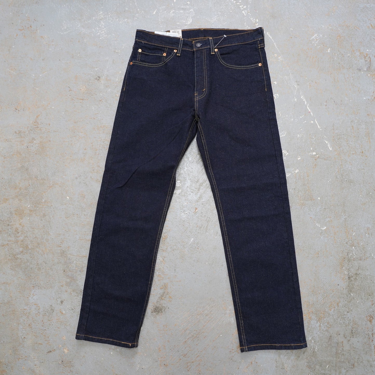 Levi's Strauss 505 Regular Fit Dark Blue Jeans Men's 34x30 Stretch New w/tags