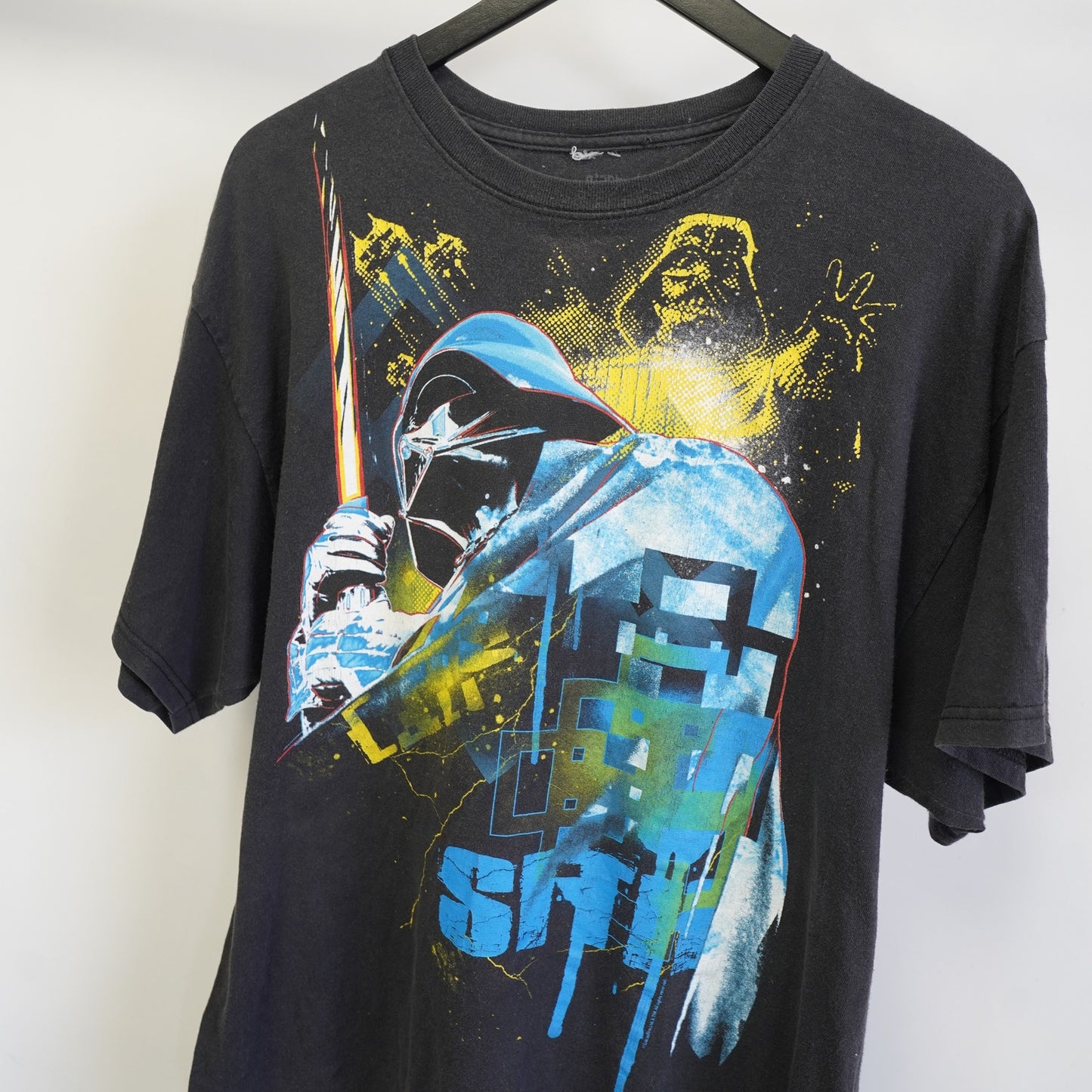 (XL) Vintage Star Wars Darth Vader Y2K T-Shirt Men's XL 2000s Anakin Sith Jedi