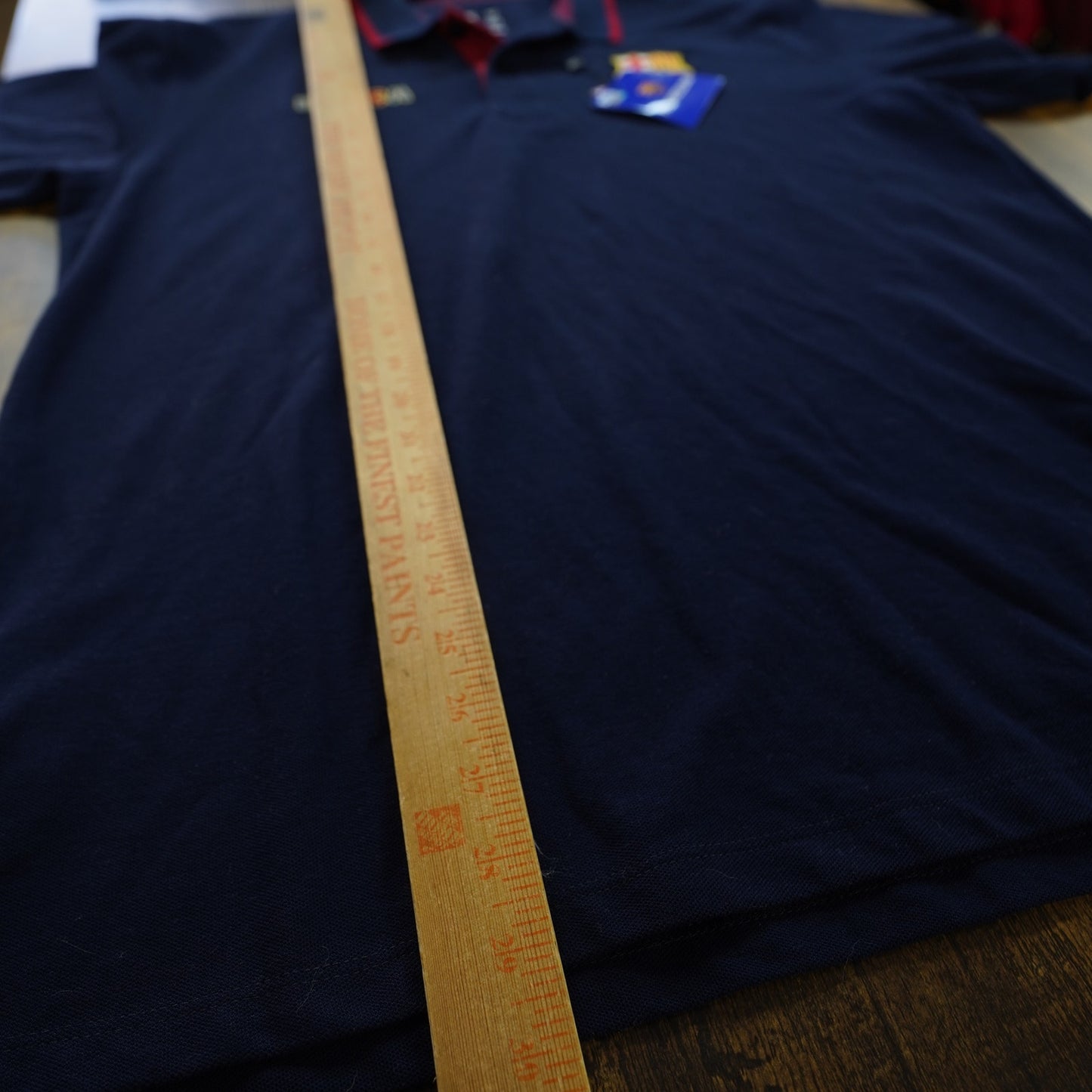 (XL) FC Barcelona Soccer Club Embroidered Polo Shirt Men's XL Blue Brand New Sewn