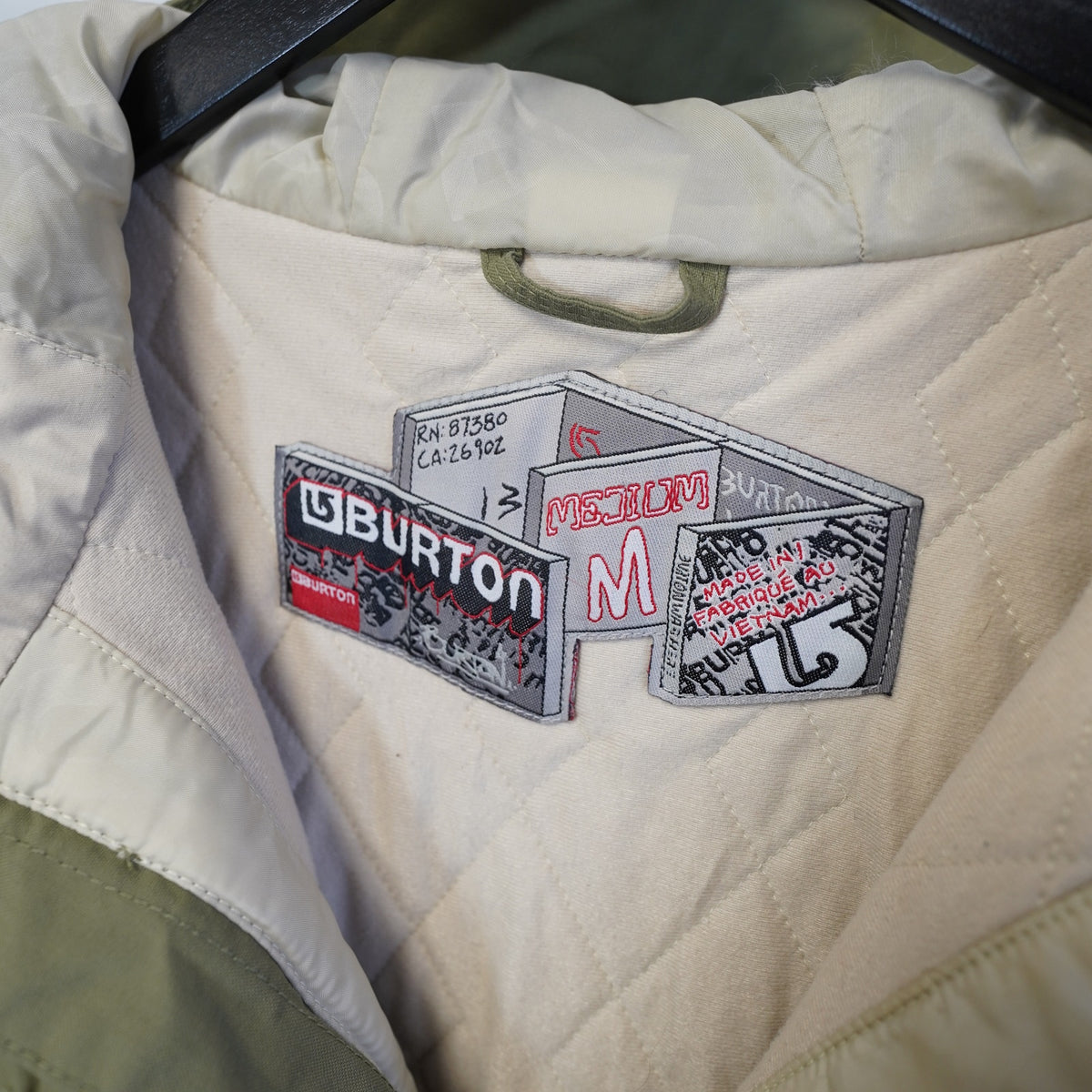 (Kids M) Burton Kids Ski Snowboarding Puffer Jacket Boys Youth M Olive Green Gorpcore