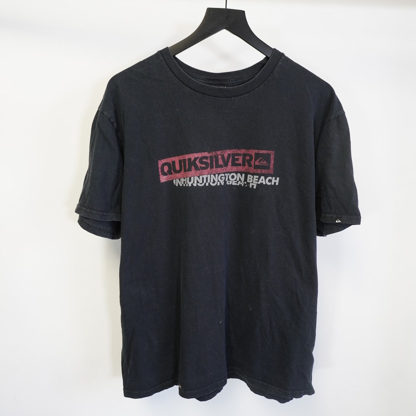 (XL) Vintage Quicksilver Y2K Skate & Surf T-Shirt Men's XL Black 2000s Retro