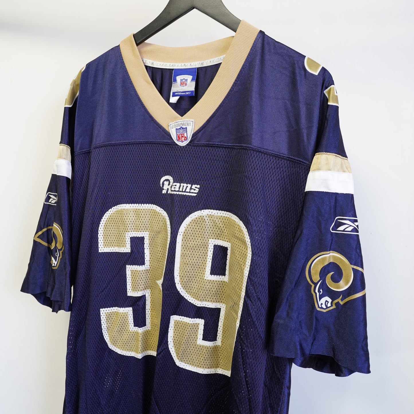 (XL) Vintage Steven Jackson St. Louis Rams Reebok Football Jersey Y2K Men's XL Navy