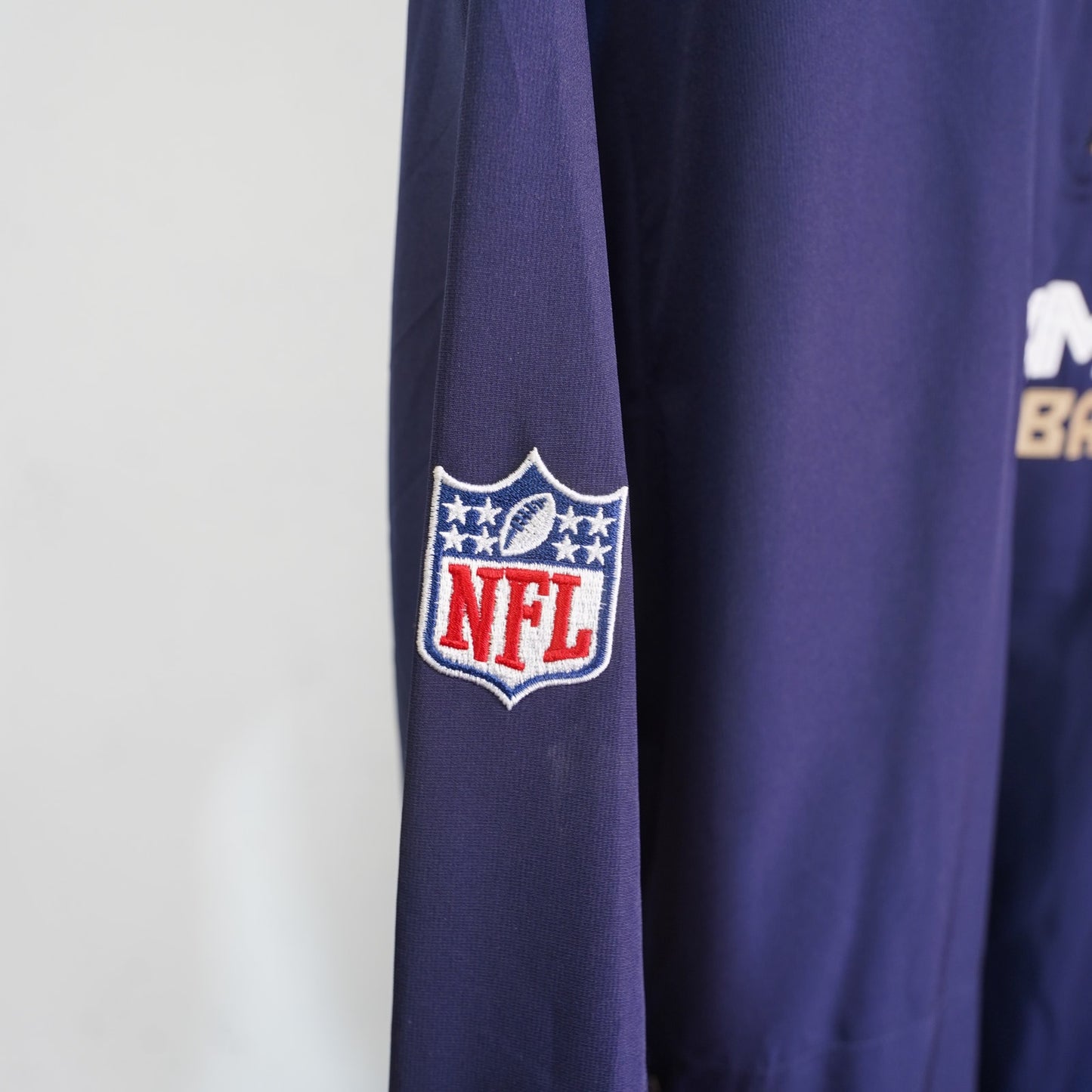 (L) Vintage St. Louis LA Rams Reebok 1/4 Zip Pullover Jacket Men's L Blue Y2K NFL