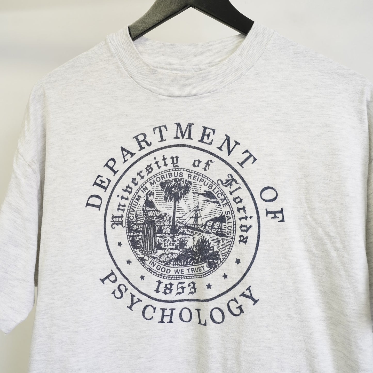 (XL) Vintage University of Florida Gators Psychology Tee Men's XL Gray 90s Retro