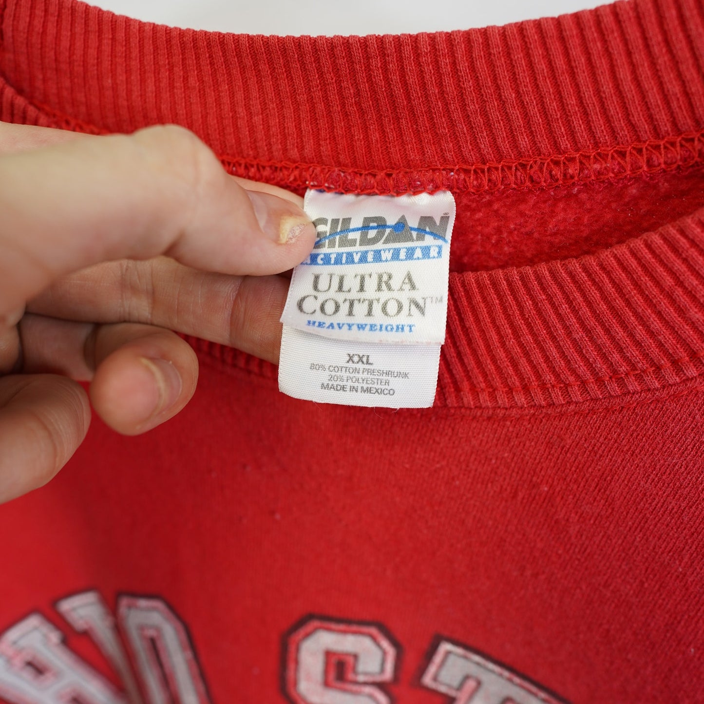 (XXL) Vintage Ohio State Buckeyes Y2K Fiesta Bowl Sweatshirt Men's XXL Red Gildan 2000