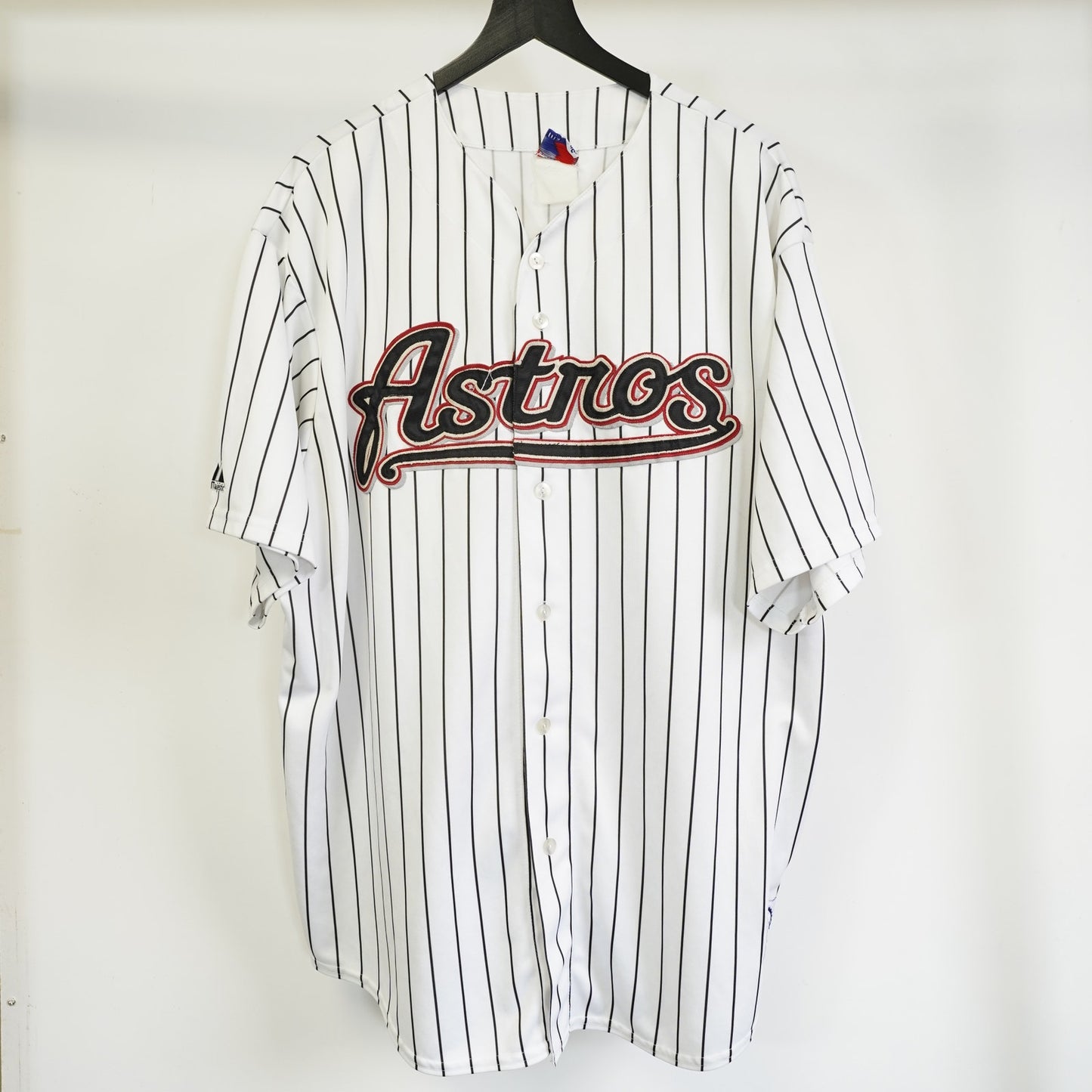 (3XL) Vintage Houston Astros Pinstripe Majestic Authentic Baseball Jersey