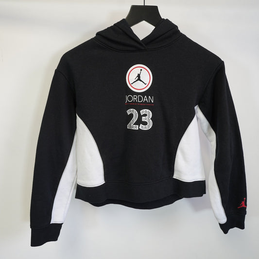 (Youth L) Air Jordan 23 Pullover Hoodie Boys L 12-13 Kids Black White