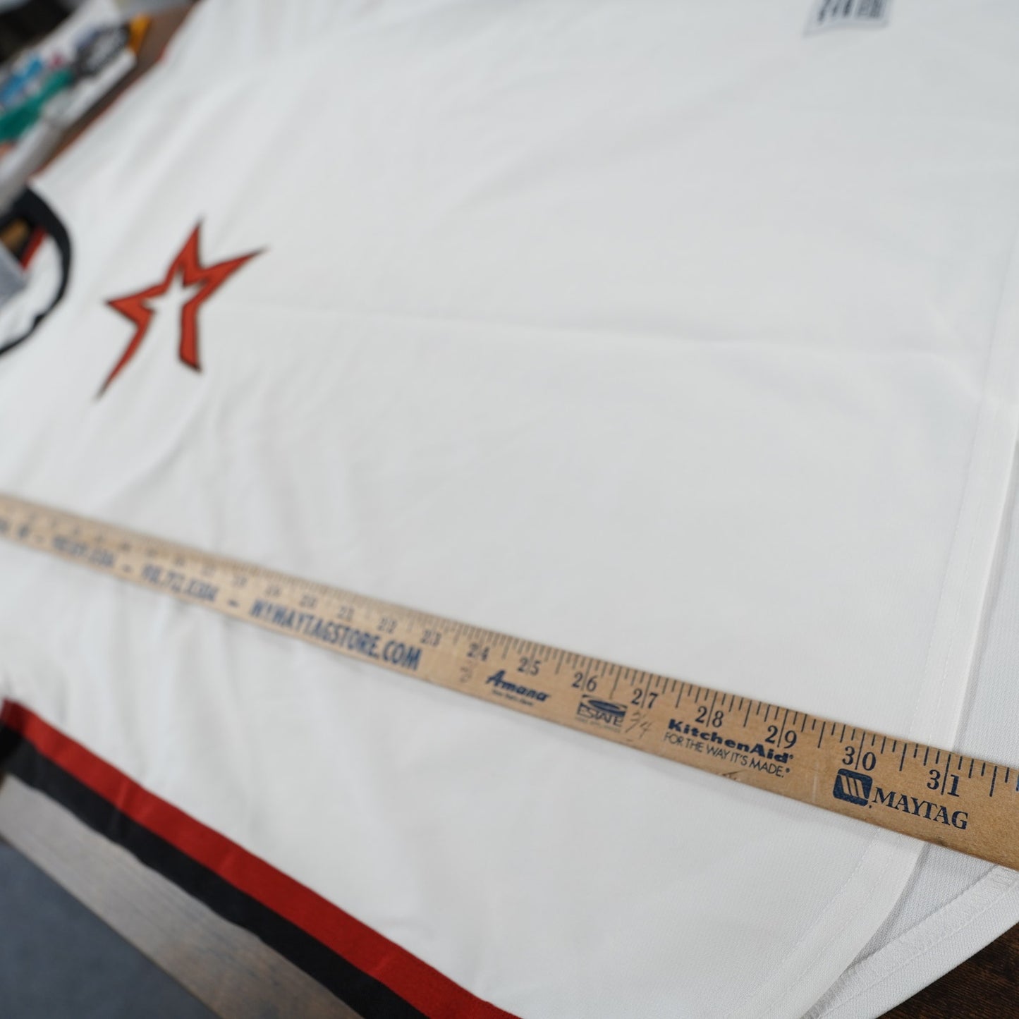 (XL) Vintage Houston Astros Sewn True Fan 2000s Baseball Jersey Men's XL White Y2K