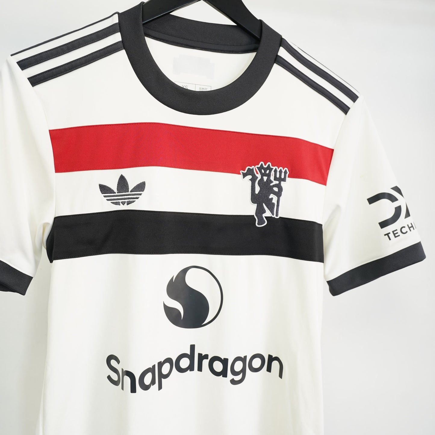 (XS) Adidas Manchester United 2024/25 Third Soccer Jersey Men's XS White Futbol EPL