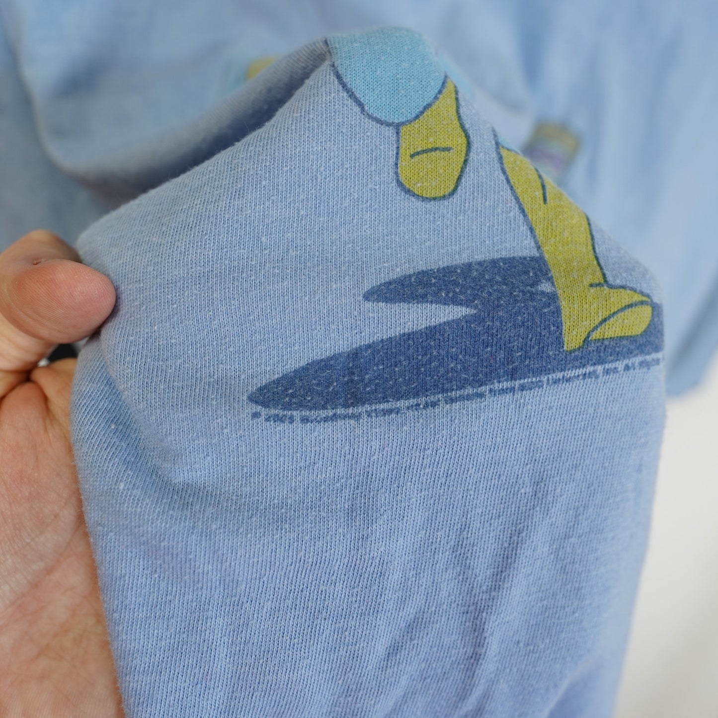 (L) Vintage SNL Ambiguously Gay Duo Ringer Blue T-Shirt Size L 2000’s Saturday Night