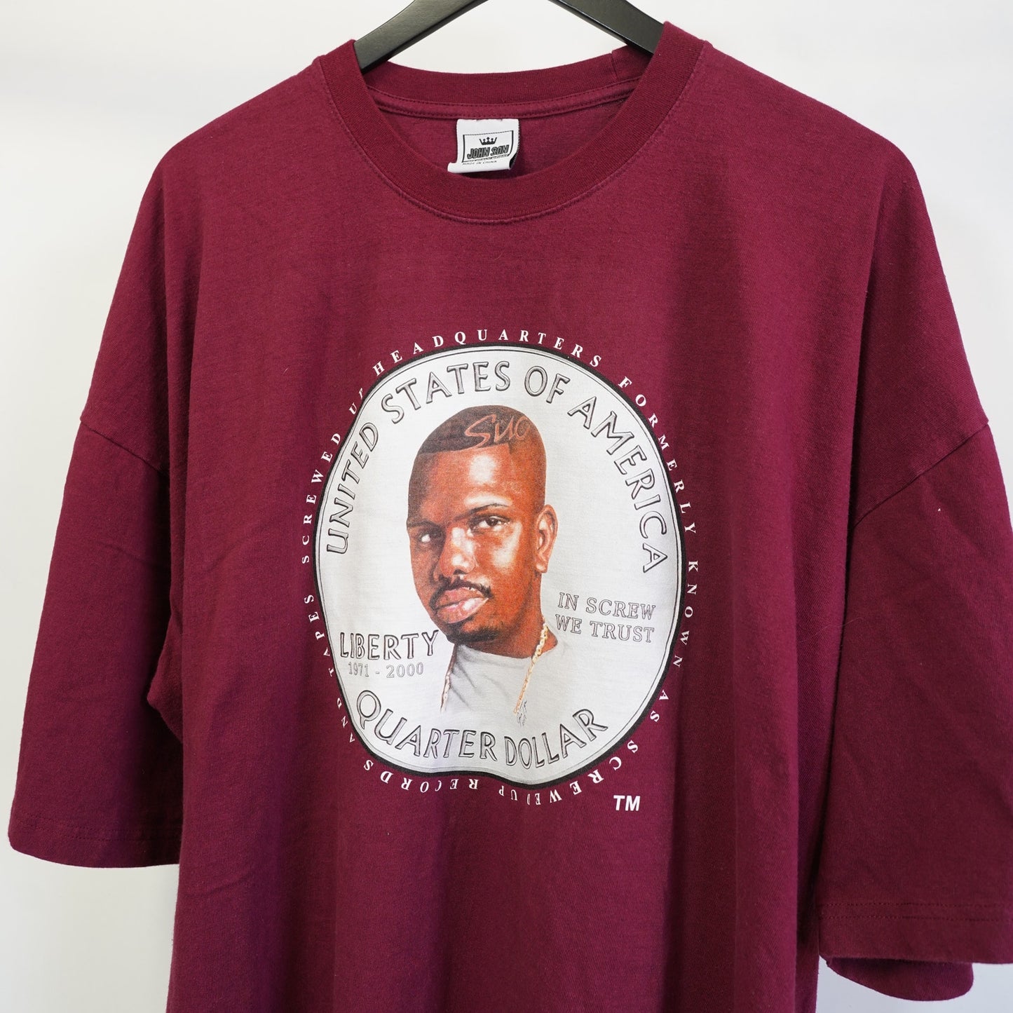 (5XL) Vintage DJ Screw SUC Screwed Up Click 90s Rap Hip Hop T-Shirt Mens 5XL Red