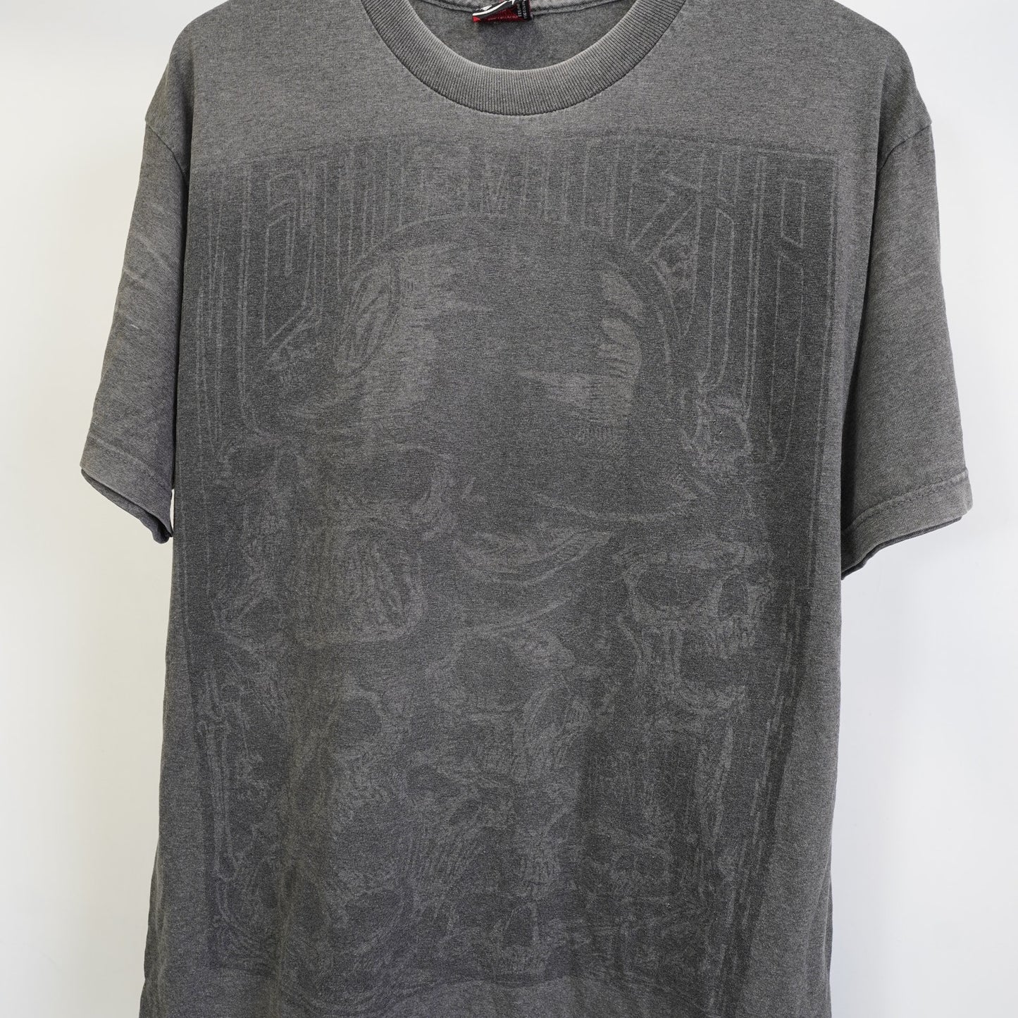 (L) Vintage Metal Mulisha Y2K MMA Graphic T-Shirt Men's L Gray 2000s Motocross FMX
