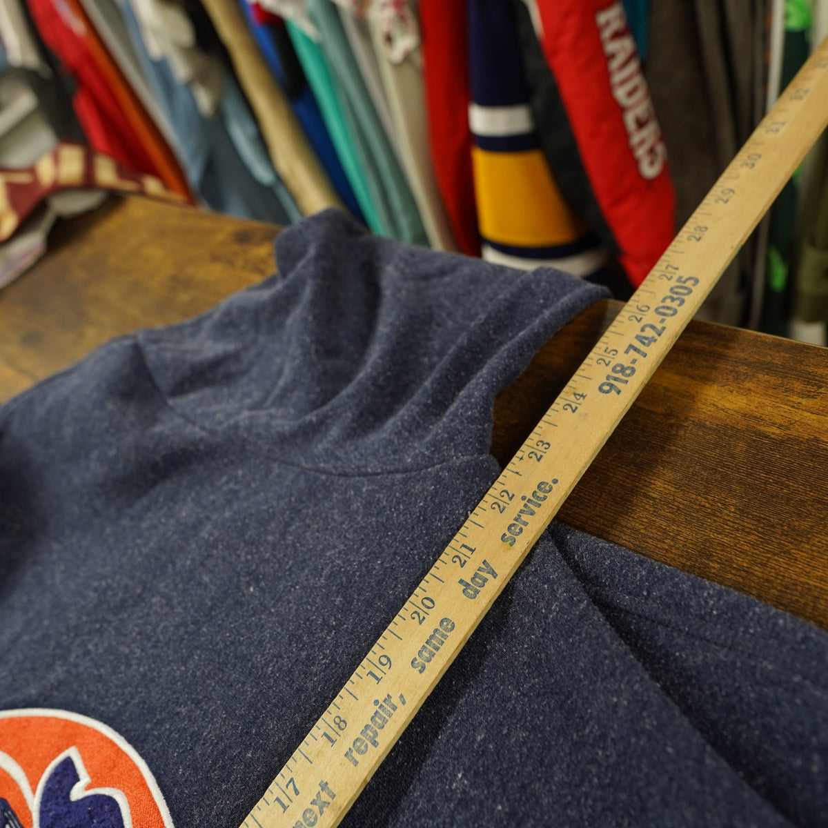 (L) Vintage Houston Astros Embroidered Mitchell & Ness Hoodie Sewn Men' L Navy Retro