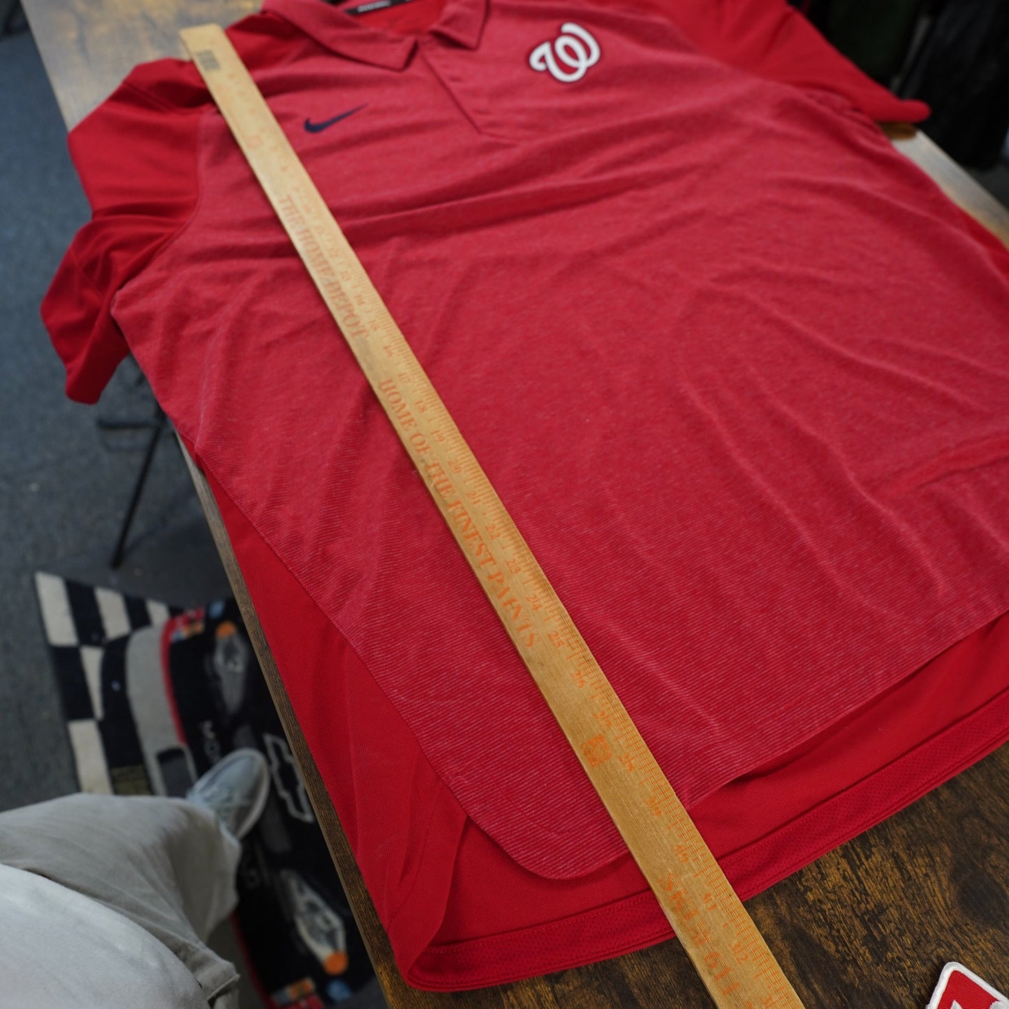 (XXL) Nike Washington Nationals Dri-Fit Polo Shirt Men's XXL Red MLB Baseball