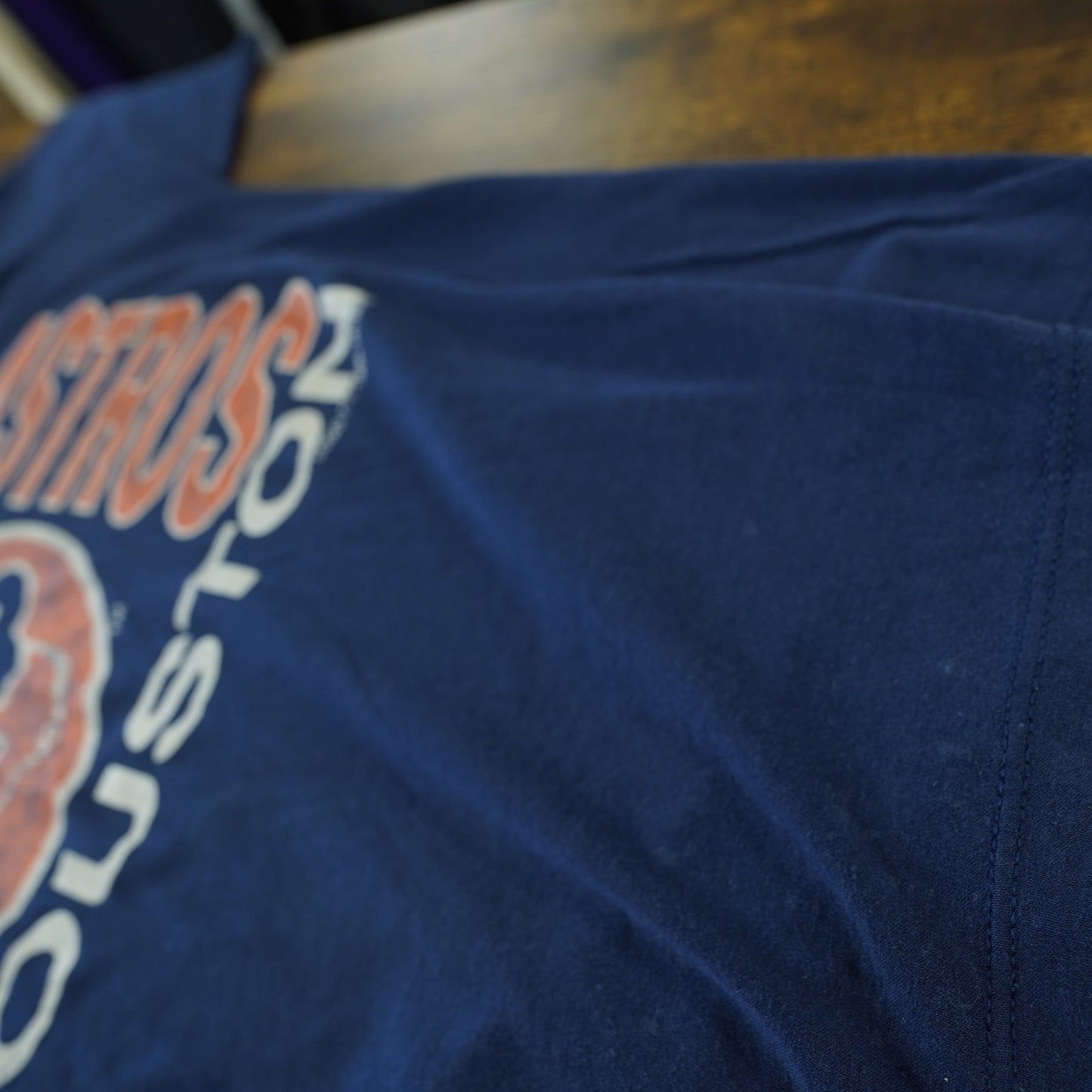 (L) Vintage Houston Astros Logo 7 1990 MLB Baseball T-Shirt Men's L Blue Astrodome