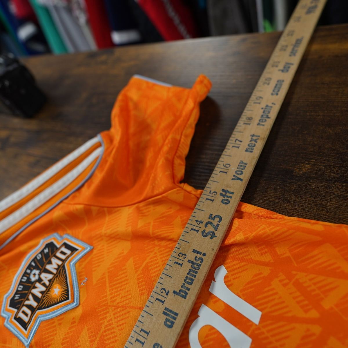 (Boys S) Adidas Houston Dynamo 2011–2012 Home Soccer Jersey Boys Youth S 9-10 Orange
