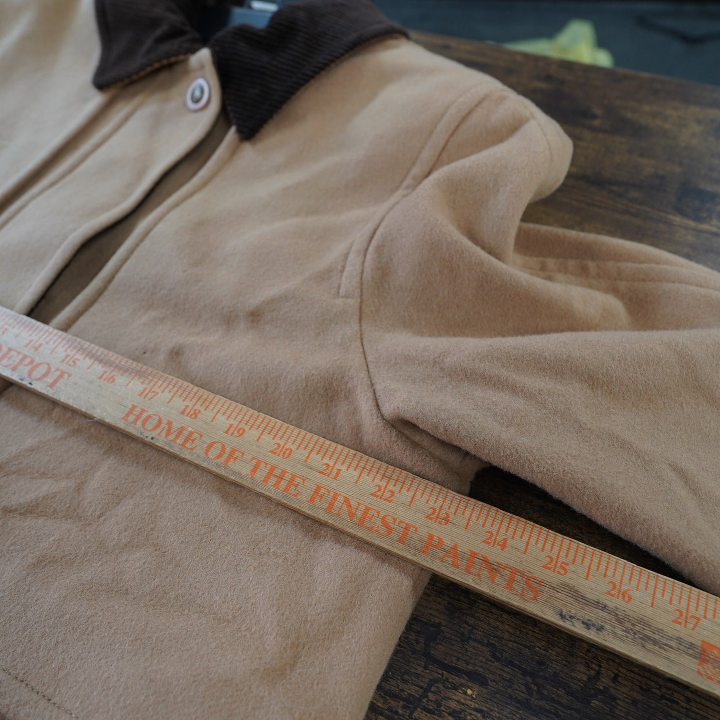 (Women's M) Vintage Mackintosh New England Wool Overcoat Jacket Women's 10 M Tan Plaid Lined