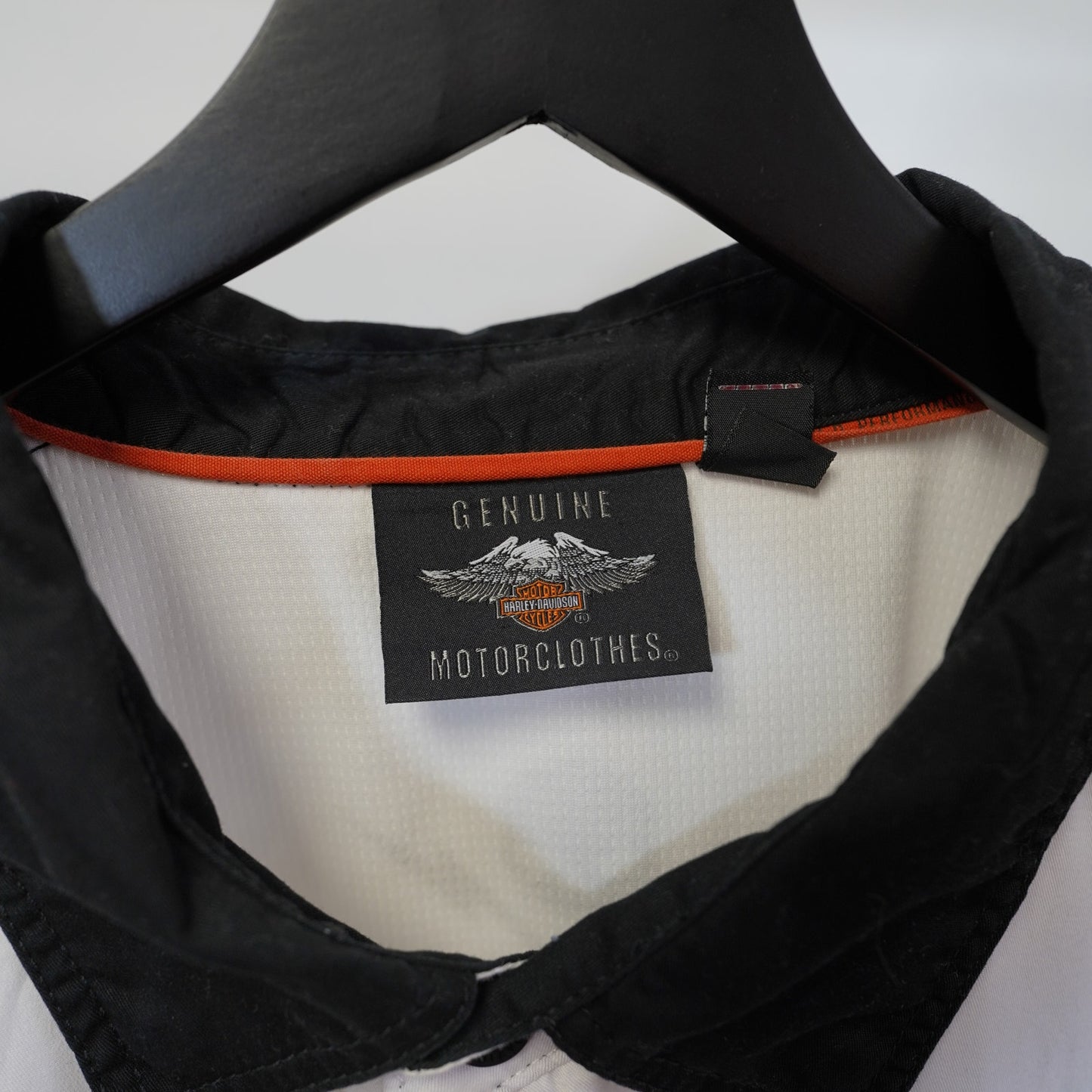 (3XL) Harley-Davidson Performance Mesh Biker Button-Up Men's 3XL Motorcycle White