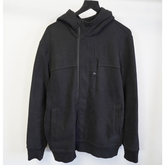 (XL) Lululemon West Coast Hoodie Asymmetrical Full Zip Men's XL Black Workout Gym