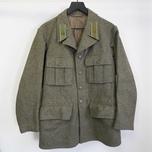 (M Sz. 40) True Vintage 40s Swedish Military Wool Army Officer Jacket Soderbergs Sz. 40 R