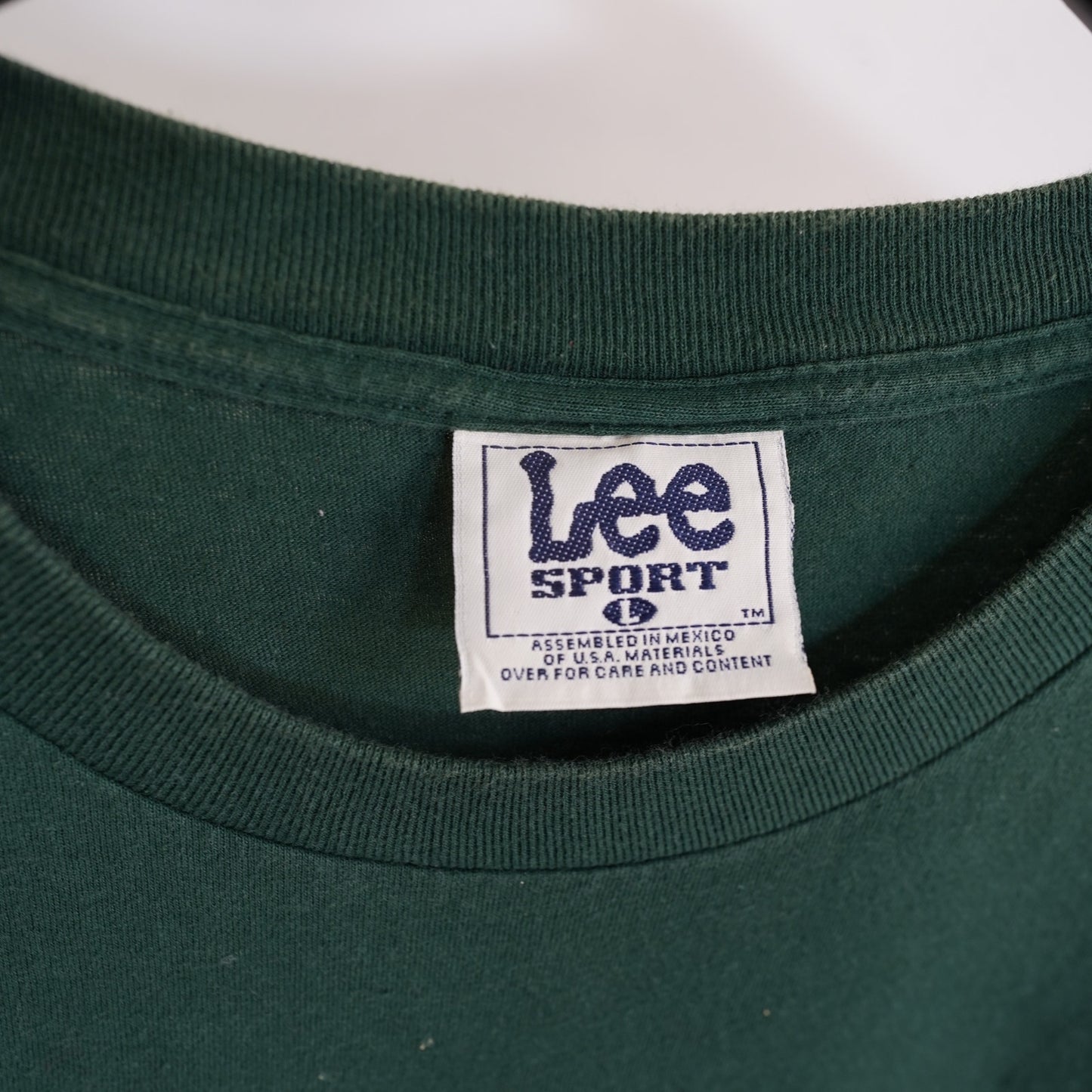 (L) Vintage USF Bulls Football Lee Sport T-Shirt Men's L Green South Florida