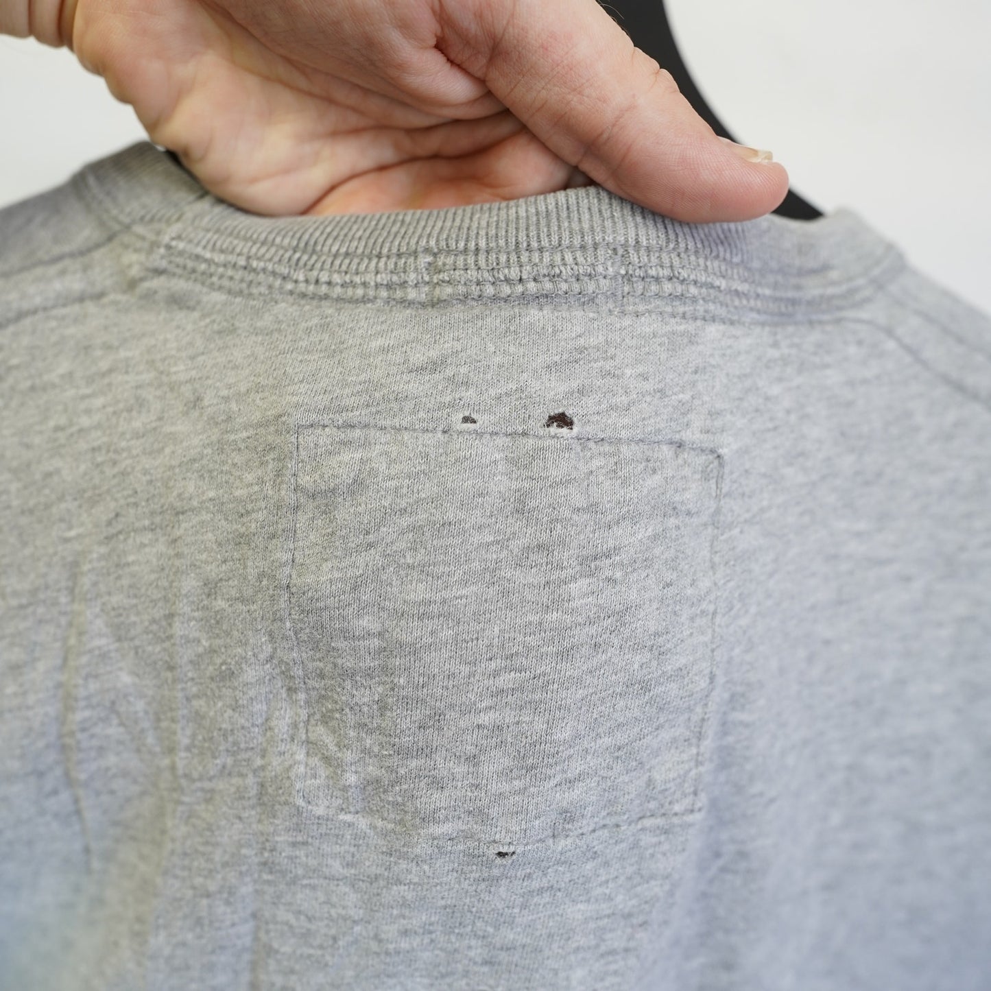 (M) Abercrombie & Fitch Y2K Embroidered Muscle T-Shirt  M Gray Mallcore Preppy 2000s