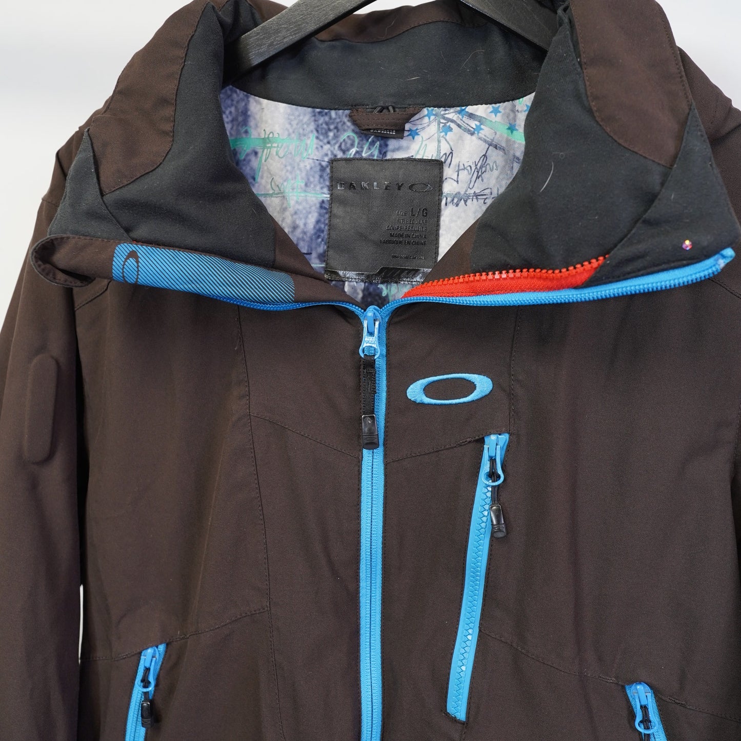 (L) Oakley Spur 3-in-1 Ski Rain Jacket Men's L Brown Gorpcore Outdoors Y2K 2000s