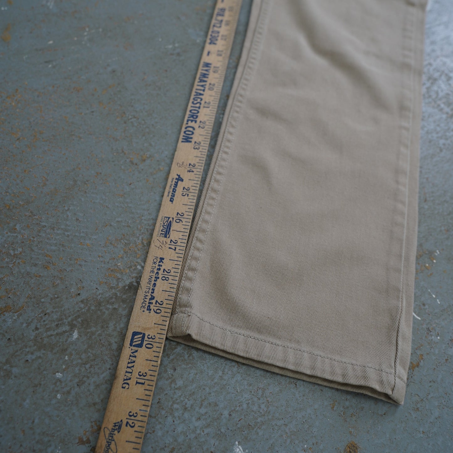 (Women's 6 26x30) Vintage Tommy Hilfiger Tan Jeans Big Flag Khaki Pants Y2K