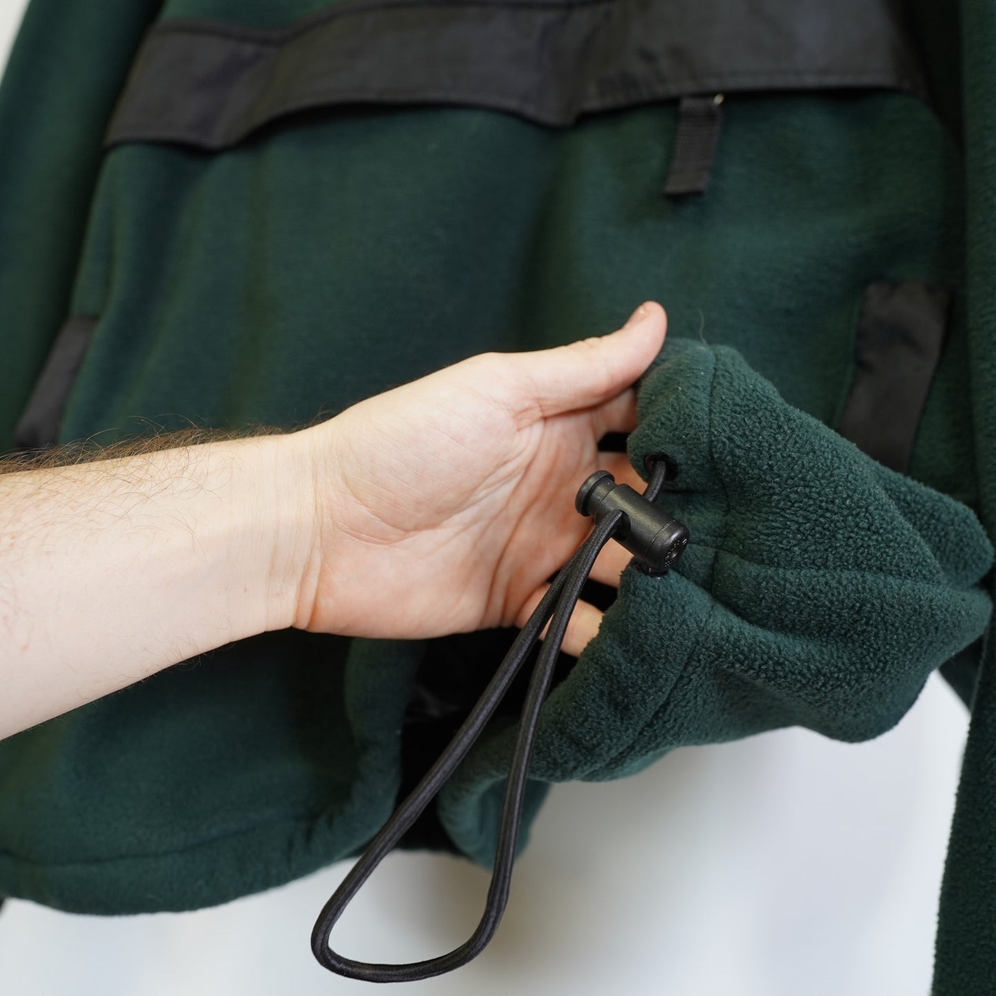 (XL) Vintage Tommy Hilfiger 90s Fleece 1/4 Zip Anorak Pullover Jacket Men's XL Green