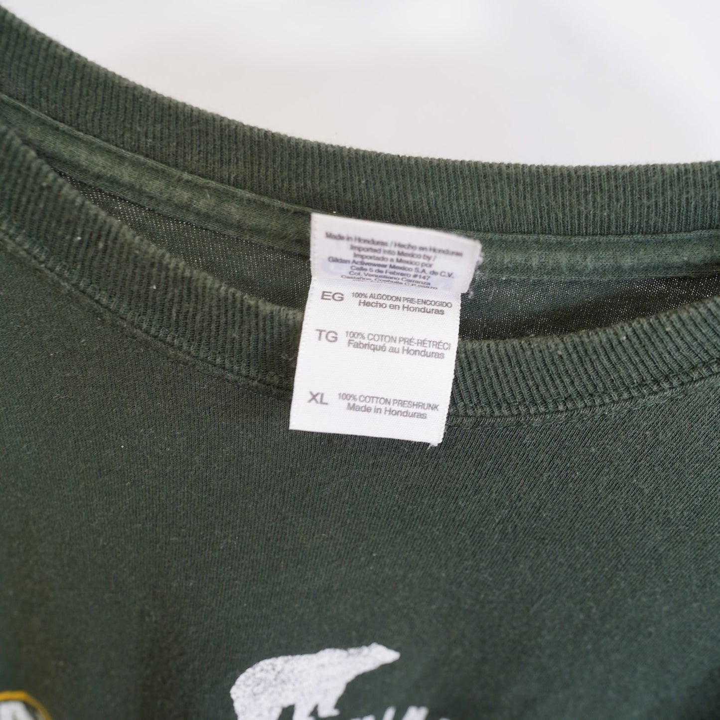 (XL) Baylor University Bears Homecoming Longsleeve T-Shirt Men's XL Green Yellow