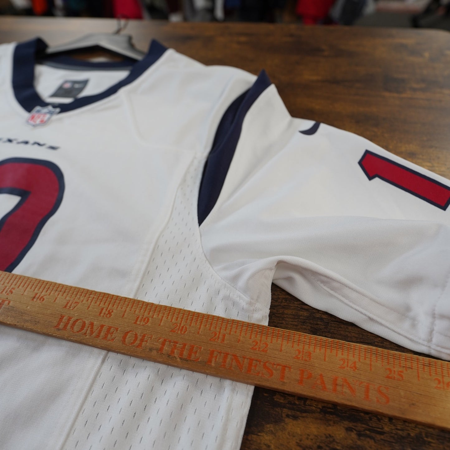 (M) Houston Texans Nike DeAndre Hopkins On Field Football Jersey Men's M White NFL