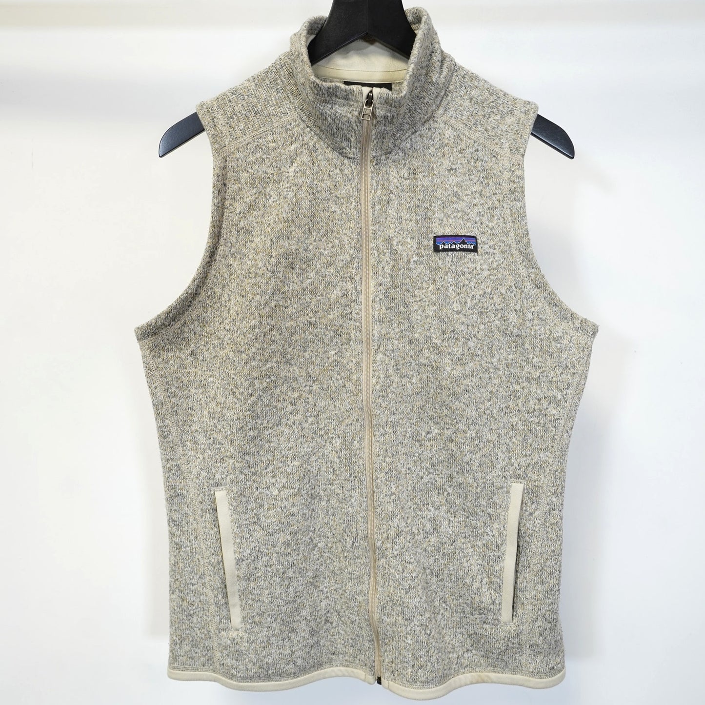 (Women's L) Patagonia Women's Better Sweater Fleece Vest Oatmeal Heather Beige Tan