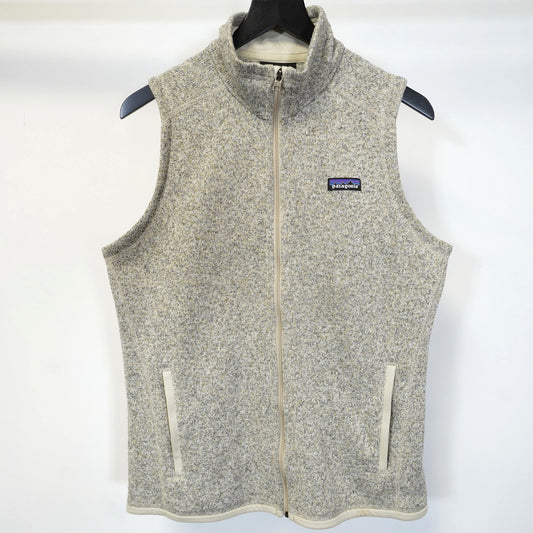 (Women's L) Patagonia Women's Better Sweater Fleece Vest Oatmeal Heather Beige Tan